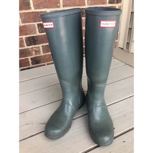 Women’s Original Tall Gloss Rain Boots W/ SOCKS